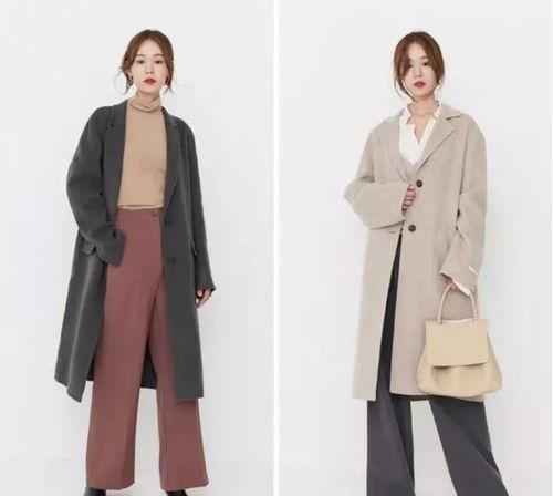 大衣怎么搭配好看图片